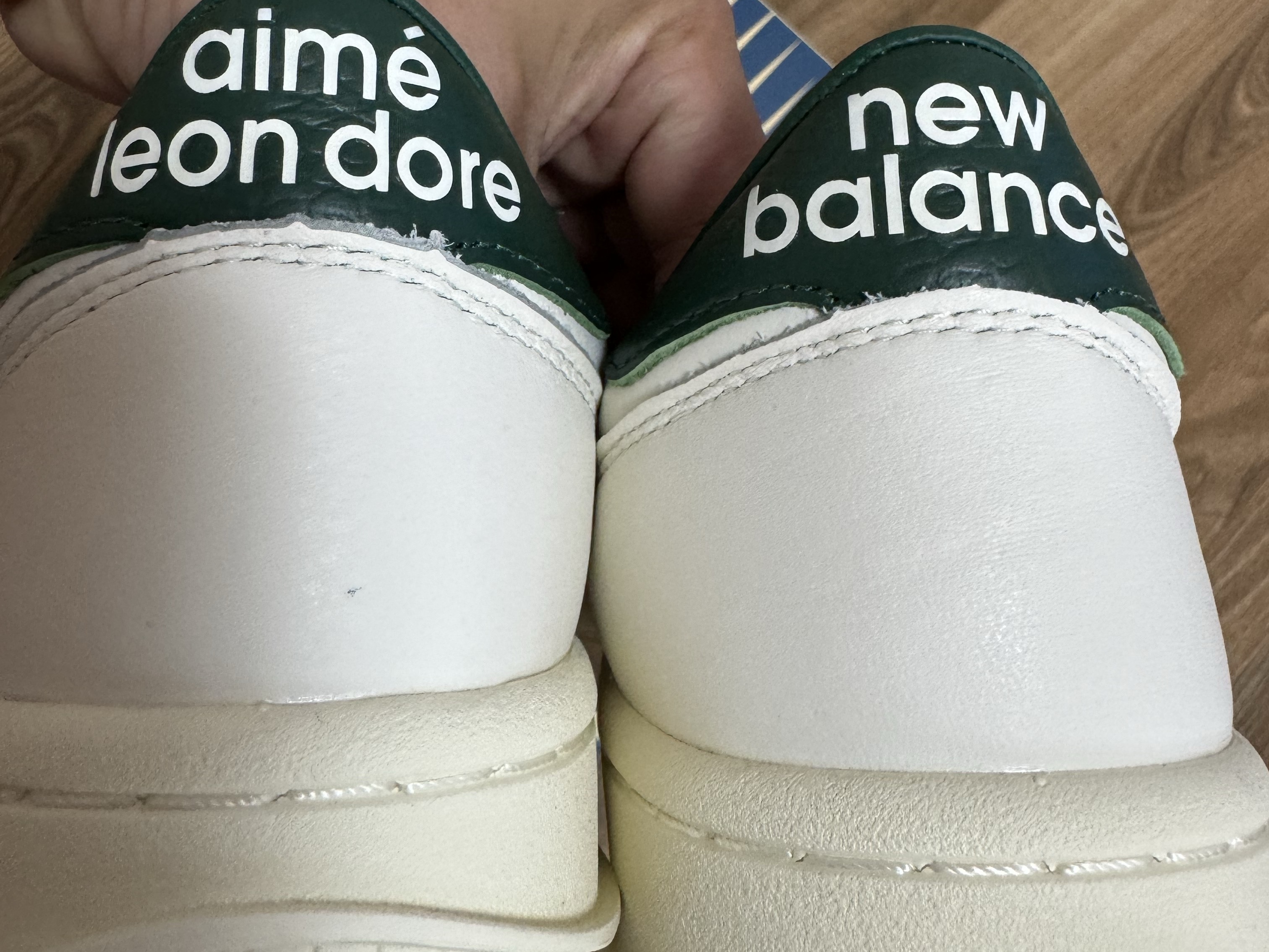 New Balance x Aime Leon Dore T500 Green 착용 스타일