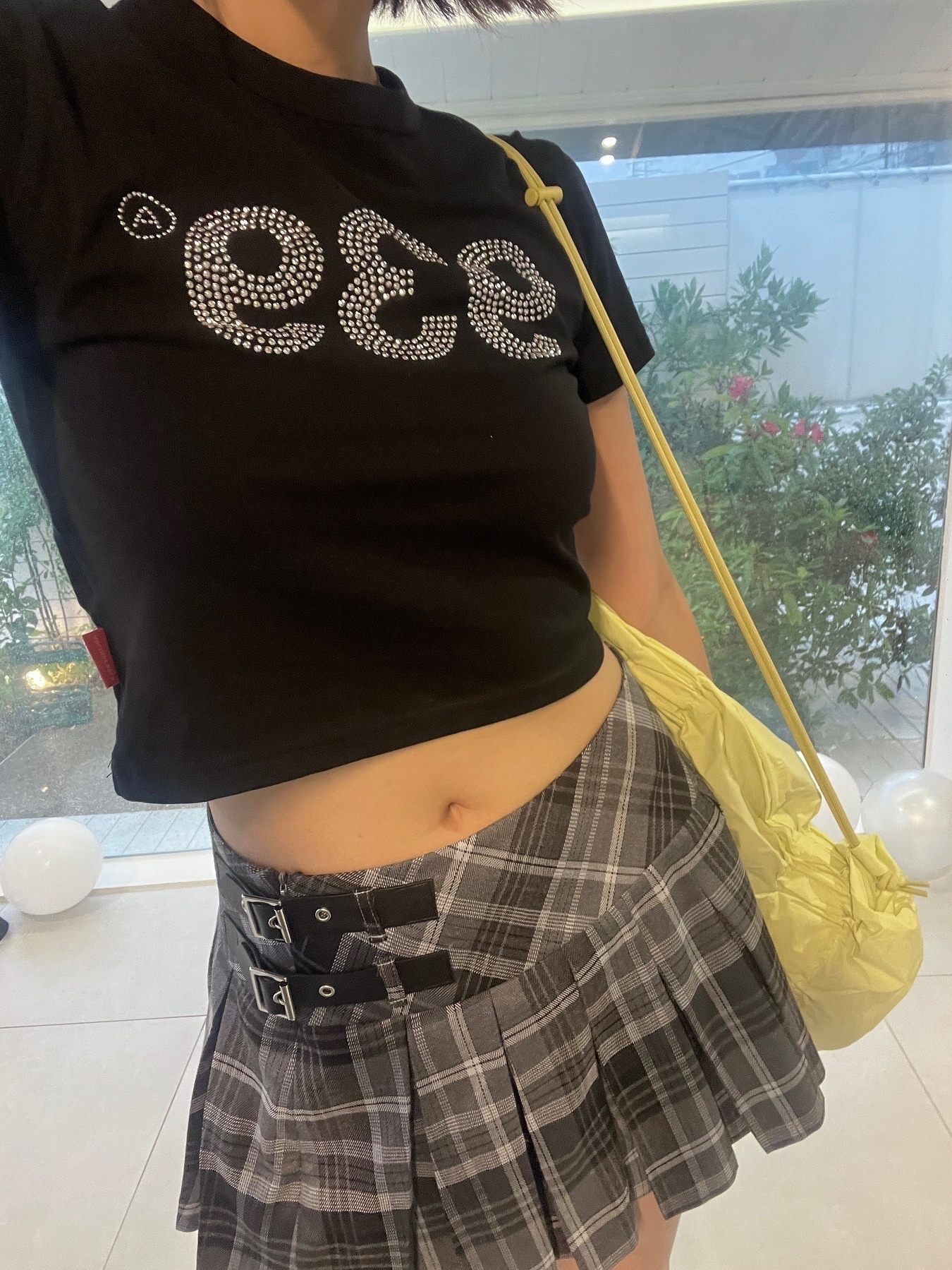 ACOC Tiered Banding Backpack Lime Lemon 착용 스타일 - 2