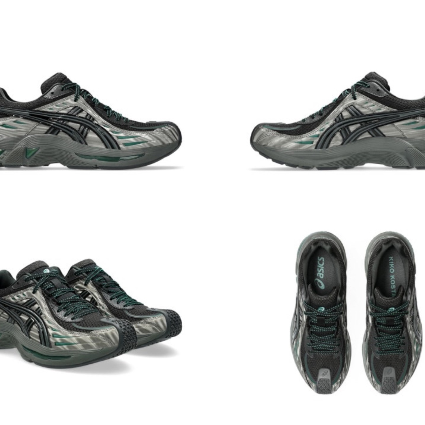 (W) Asics x Kiko Kostadinov Gel-Flammae Grey Black 착용 스타일 - 2