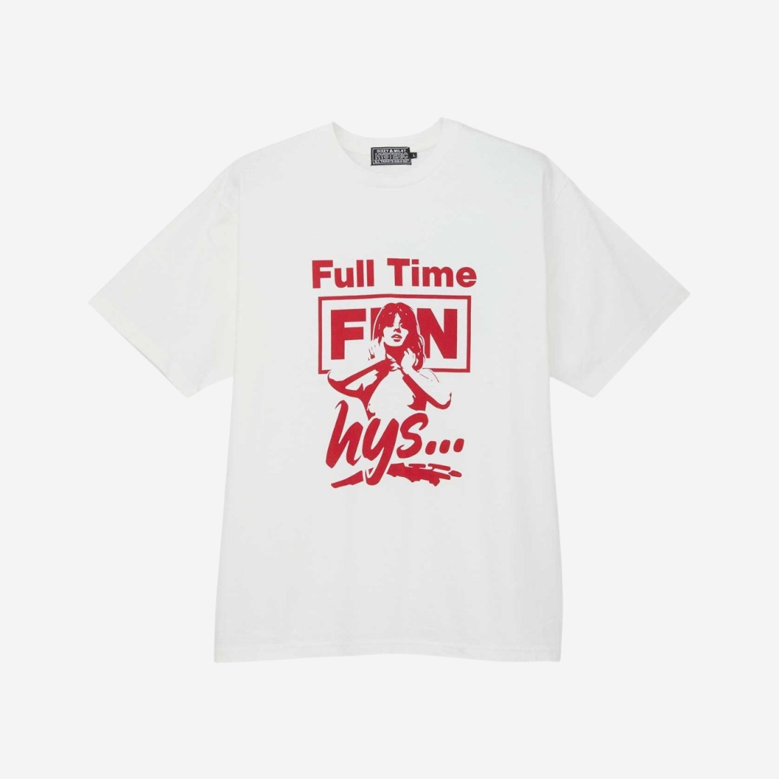 Hysteric Glamour Full Time Fun T-Shirt White 상세 이미지 1