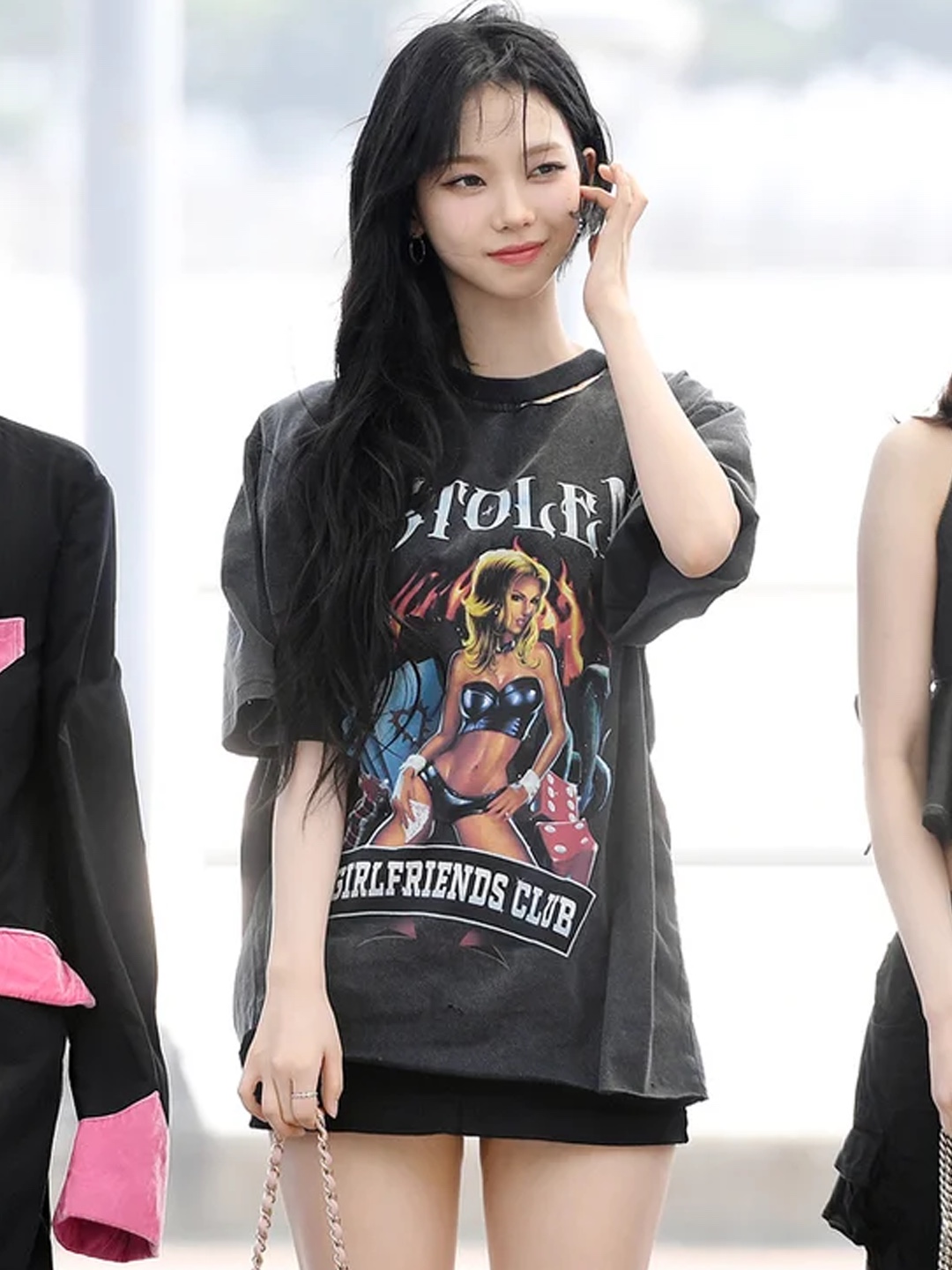 Basketcase Metal V1 Tee Vintage Black, Basketcase Ballet V4 Tee Vintage Black 착용 스타일 - 1