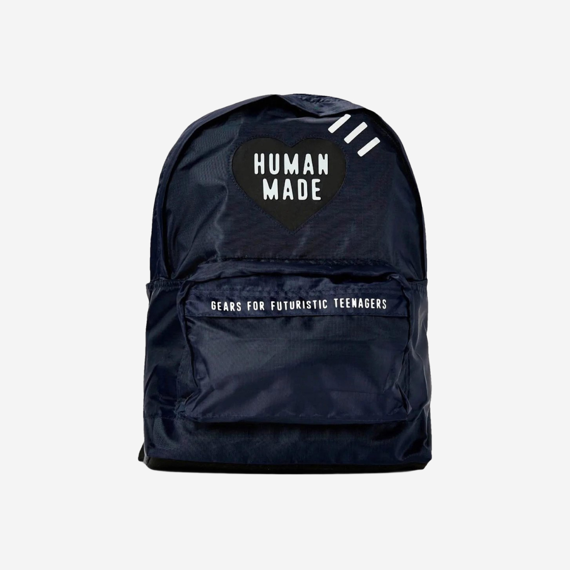 휴먼 메이드 나일론 립스탑 하트 백팩 네이비 | Human Made | KREAM
