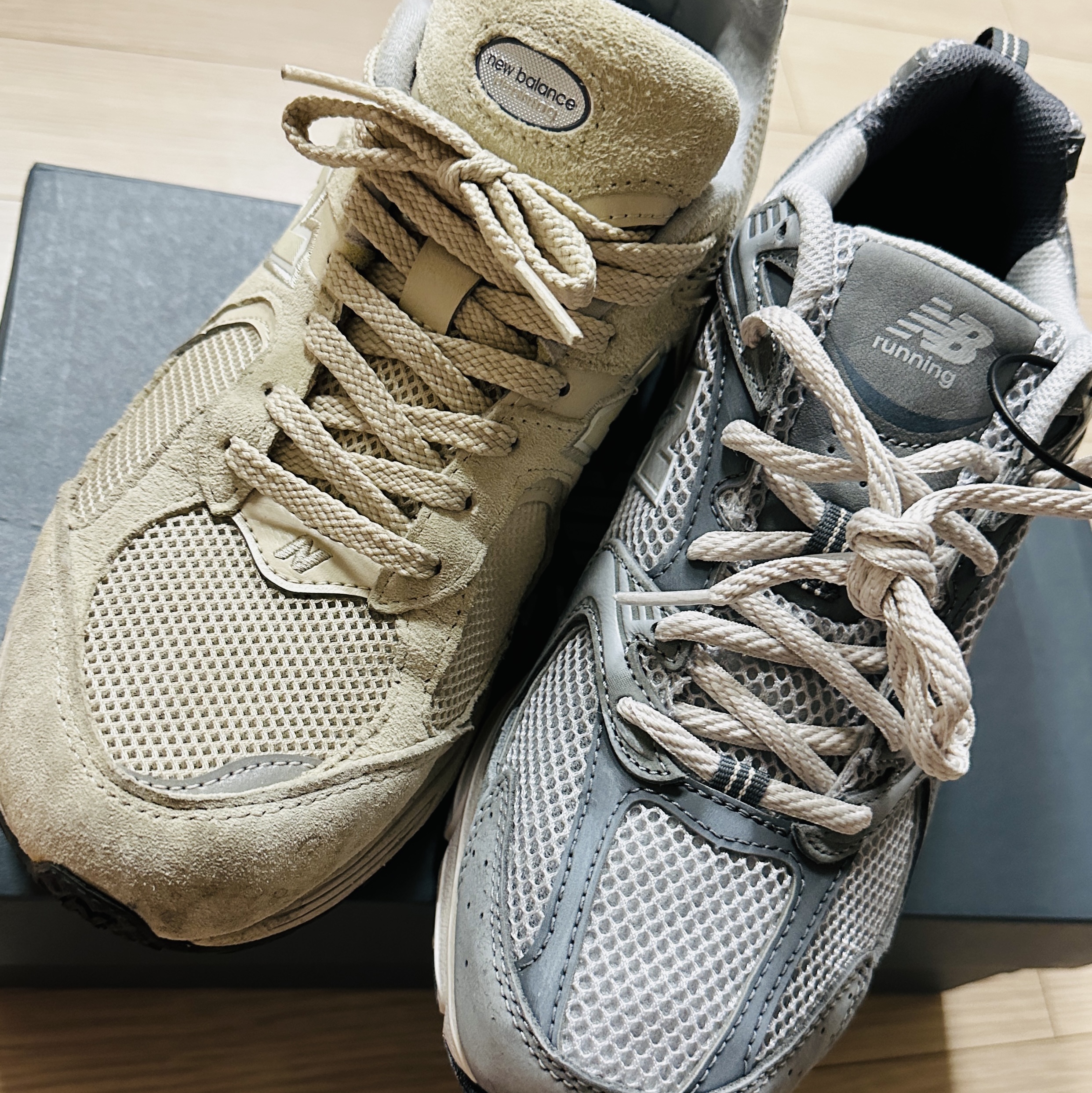 New Balance 530 Premium Vintage Grey Matter 착용 스타일 - 3