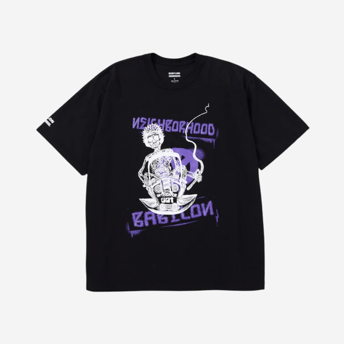 Neighborhood x Babylon T-Shirt S/S 2 Black 상세 이미지 1