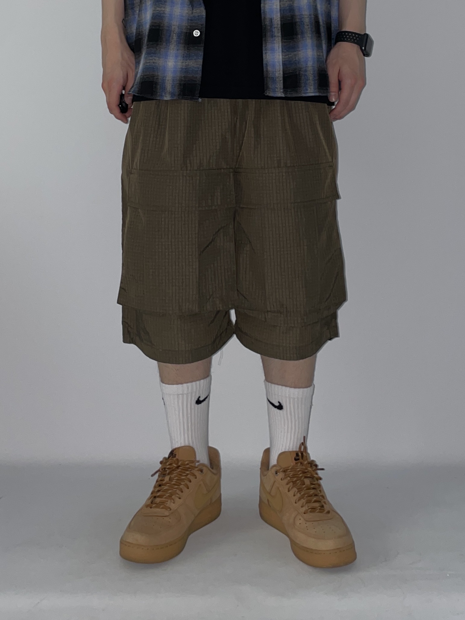 Nike Air Force 1 '07 WB Flax 착용 스타일 - 3