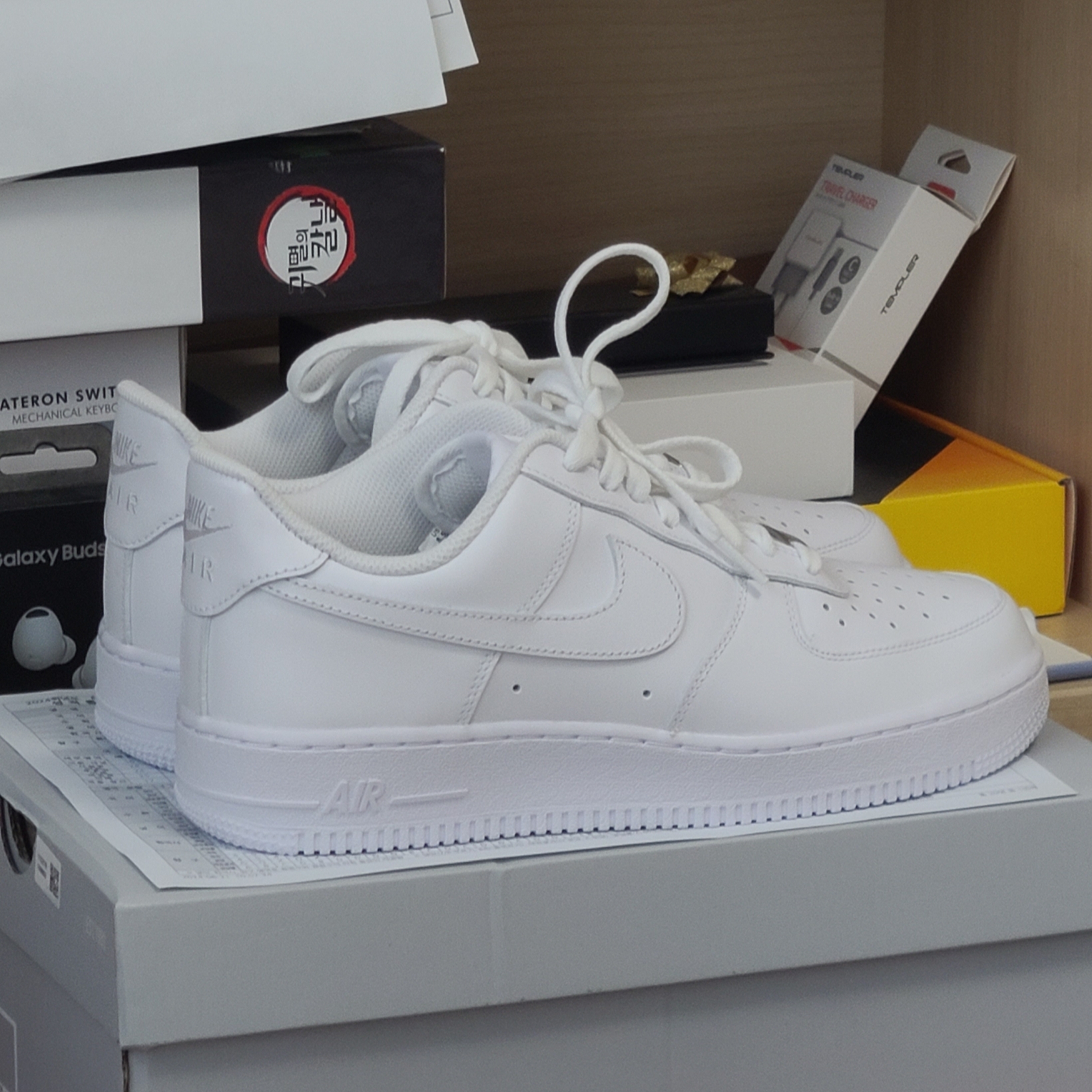 Nike Air Force 1 '07 Low White 착용 스타일 - 3