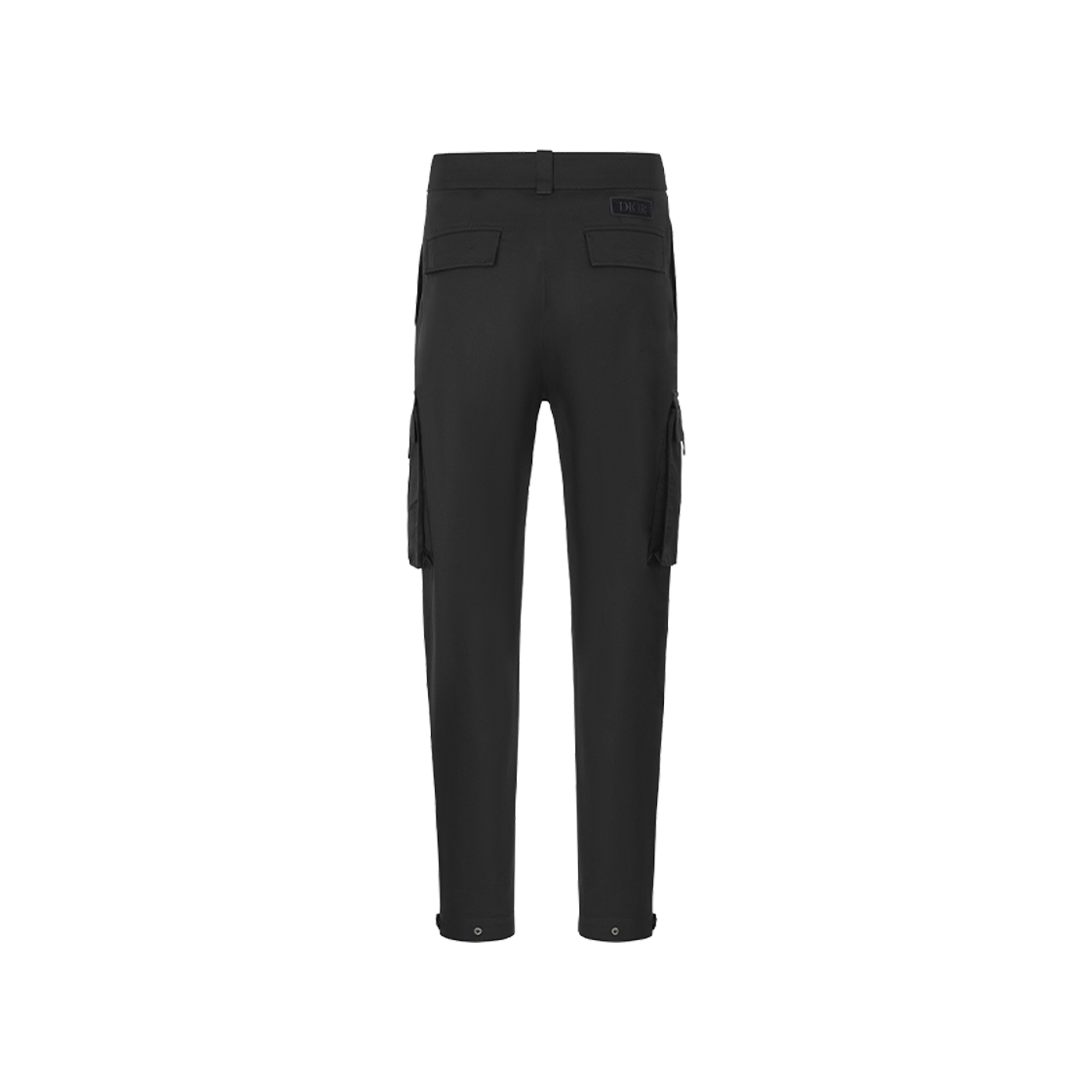 Dior Cargo Pants Black Stretch Gabardine 상세 이미지 2