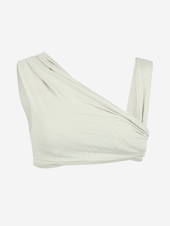 Entire Studios Women Mache Top Fog - 24FW, Entire Studios Women Tink Skirt Polution 착용 스타일 - 3