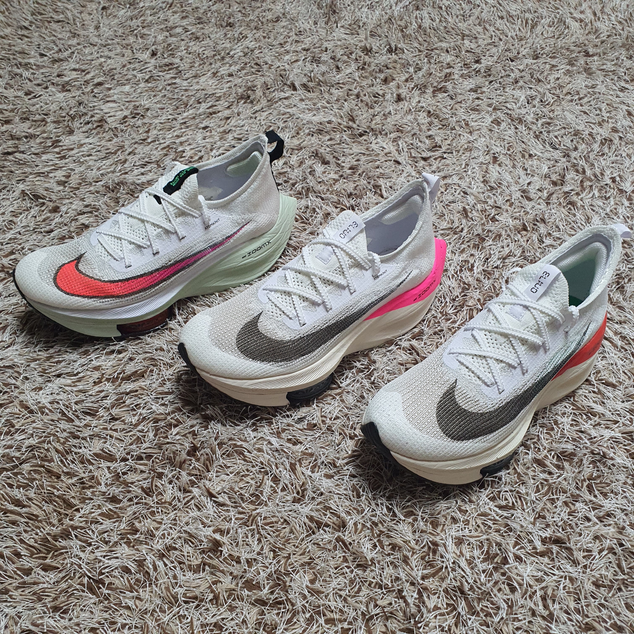 Nike Air Zoom Alphafly Next% Flyknit Volt, Nike Air Zoom Alphafly Next% Eliud Kipchoge Kenya 착용 스타일 - 3