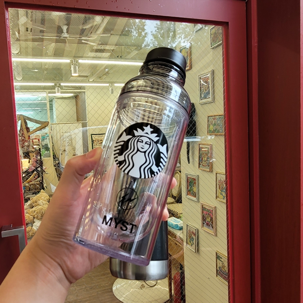 Starbucks x Fragment Double Wall Sunny Bottle Black 473ml 착용 스타일 - 2