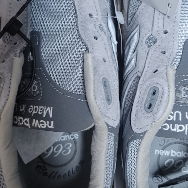 New Balance 993 Made in USA Grey - 2E Wide 착용 스타일