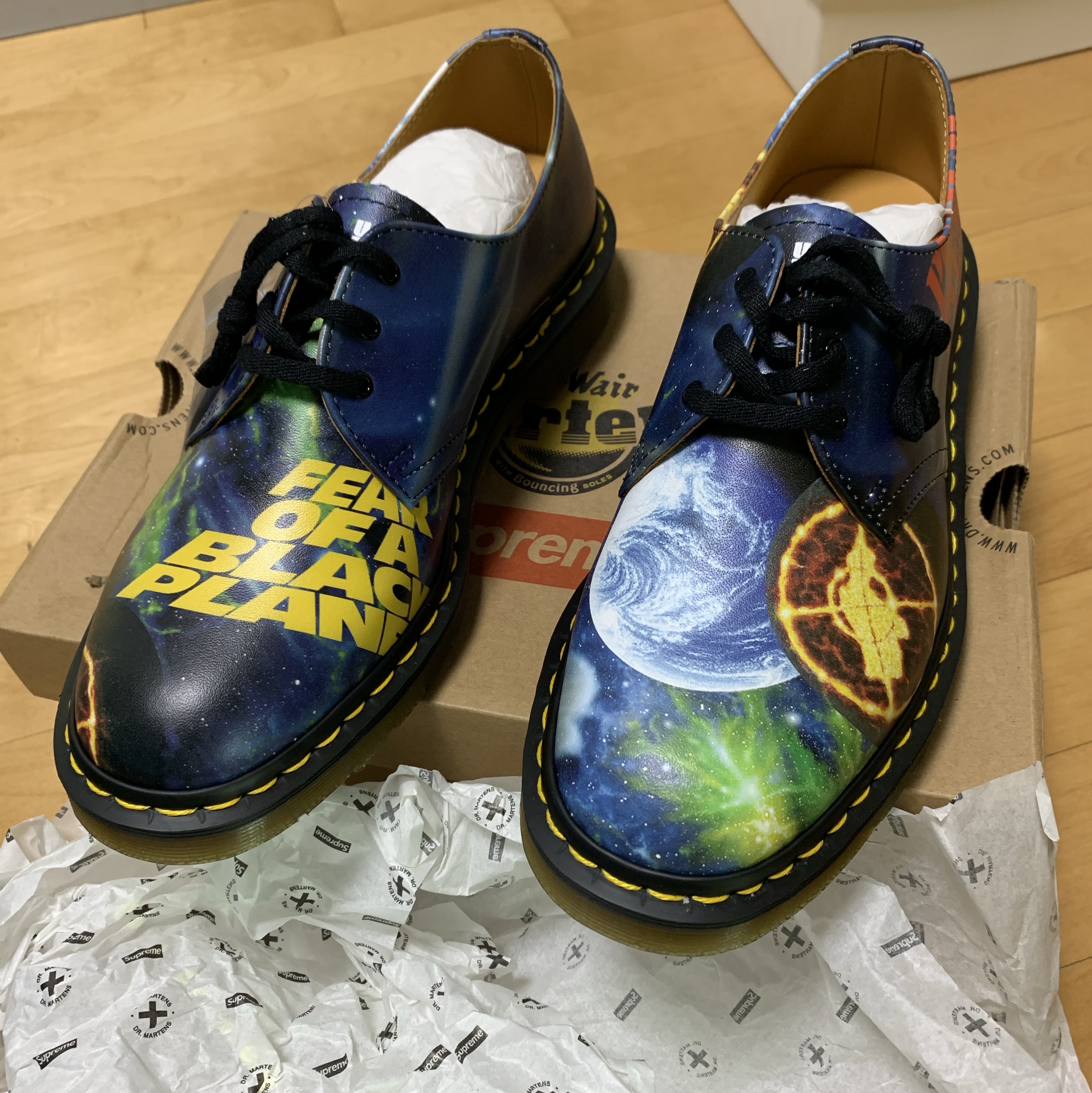 Dr. Martens x Supreme x Undercover Public Enemy 1461 착용 스타일