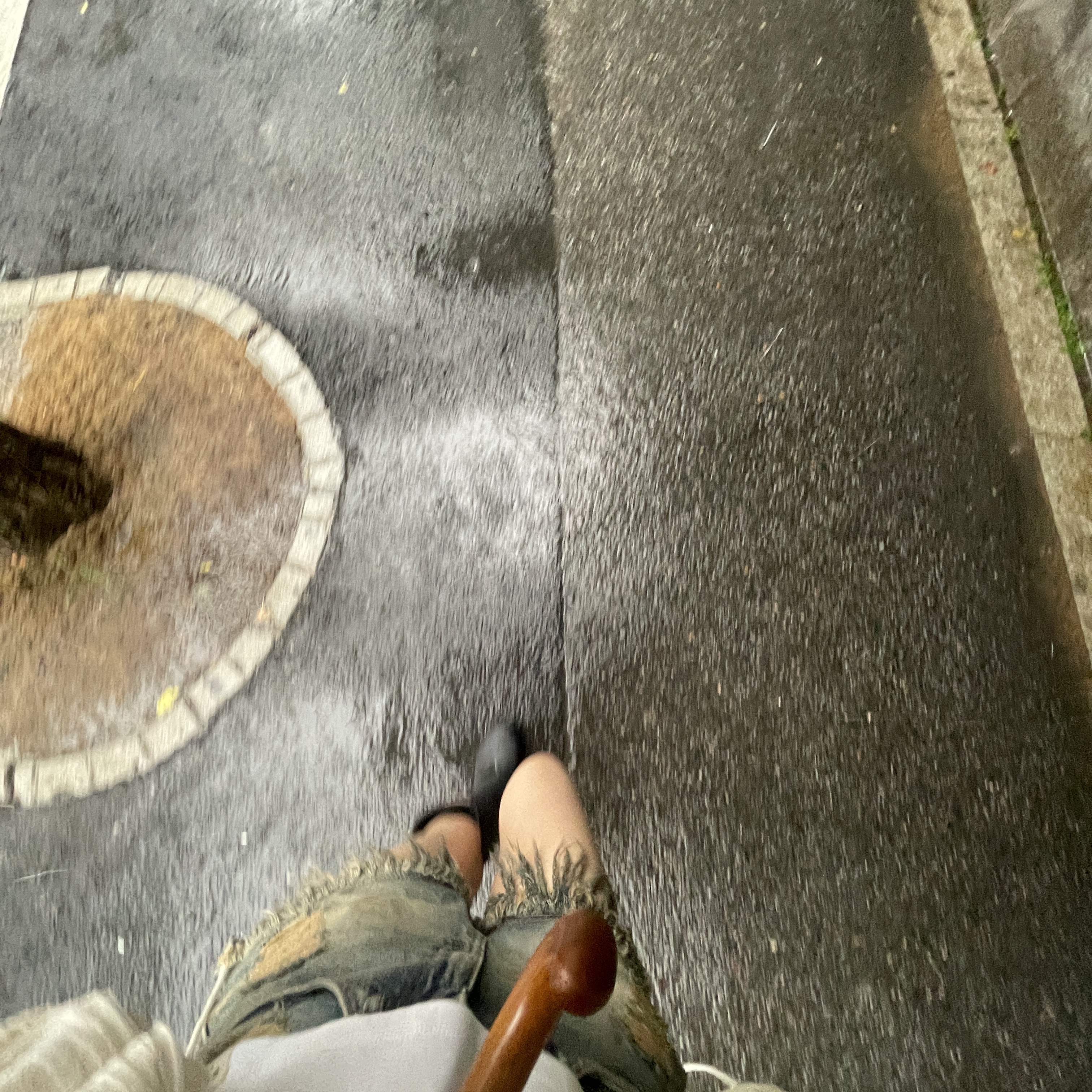 (W) Hunter Original Tall Rain Boots Black 착용 스타일 - 2
