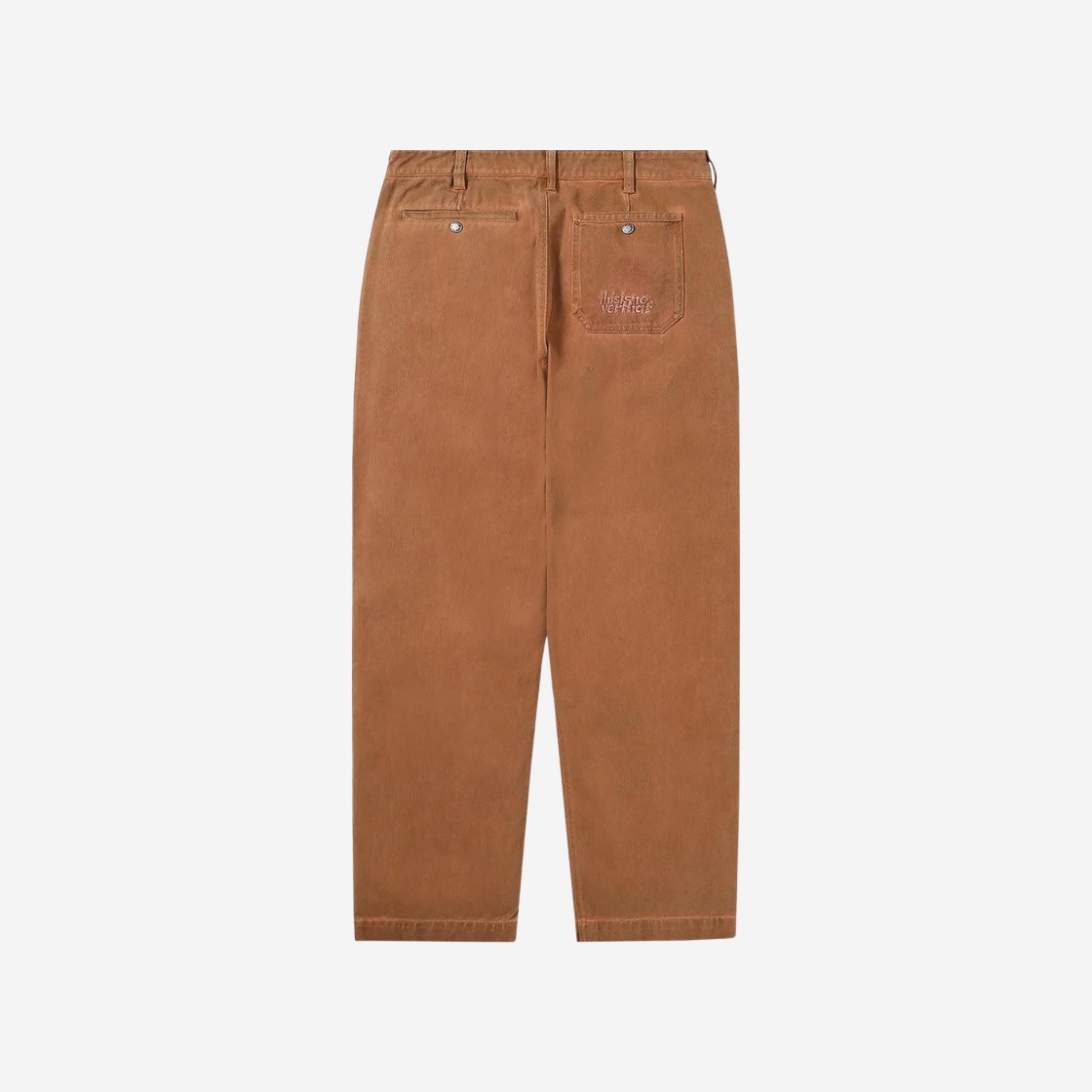 Thisisneverthat OL Overdyed Pants Washed Orange 상세 이미지 2