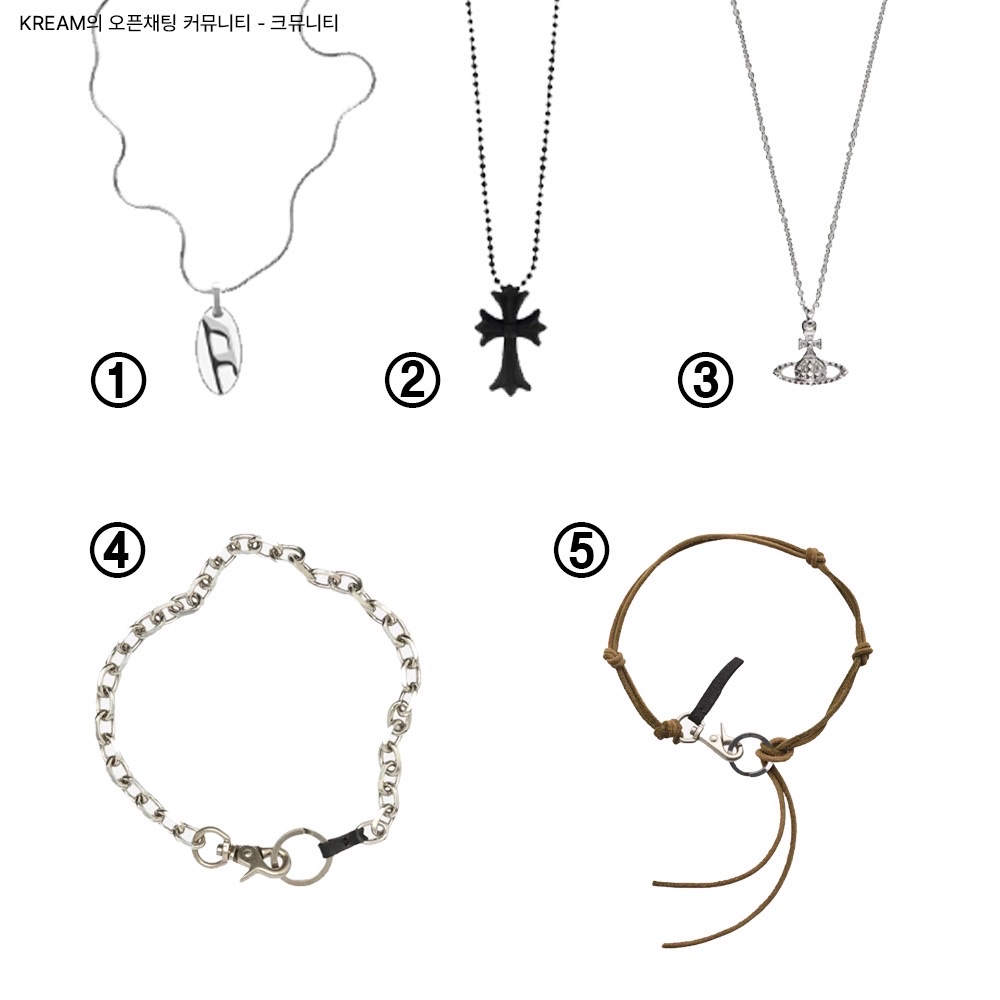 Diesel Dx1342 Stainless Steel Pendant Necklace Silver, Chrome Hearts Silichrome CH Cross Pendant Black 2022/2023/2025 착용 스타일 - 2