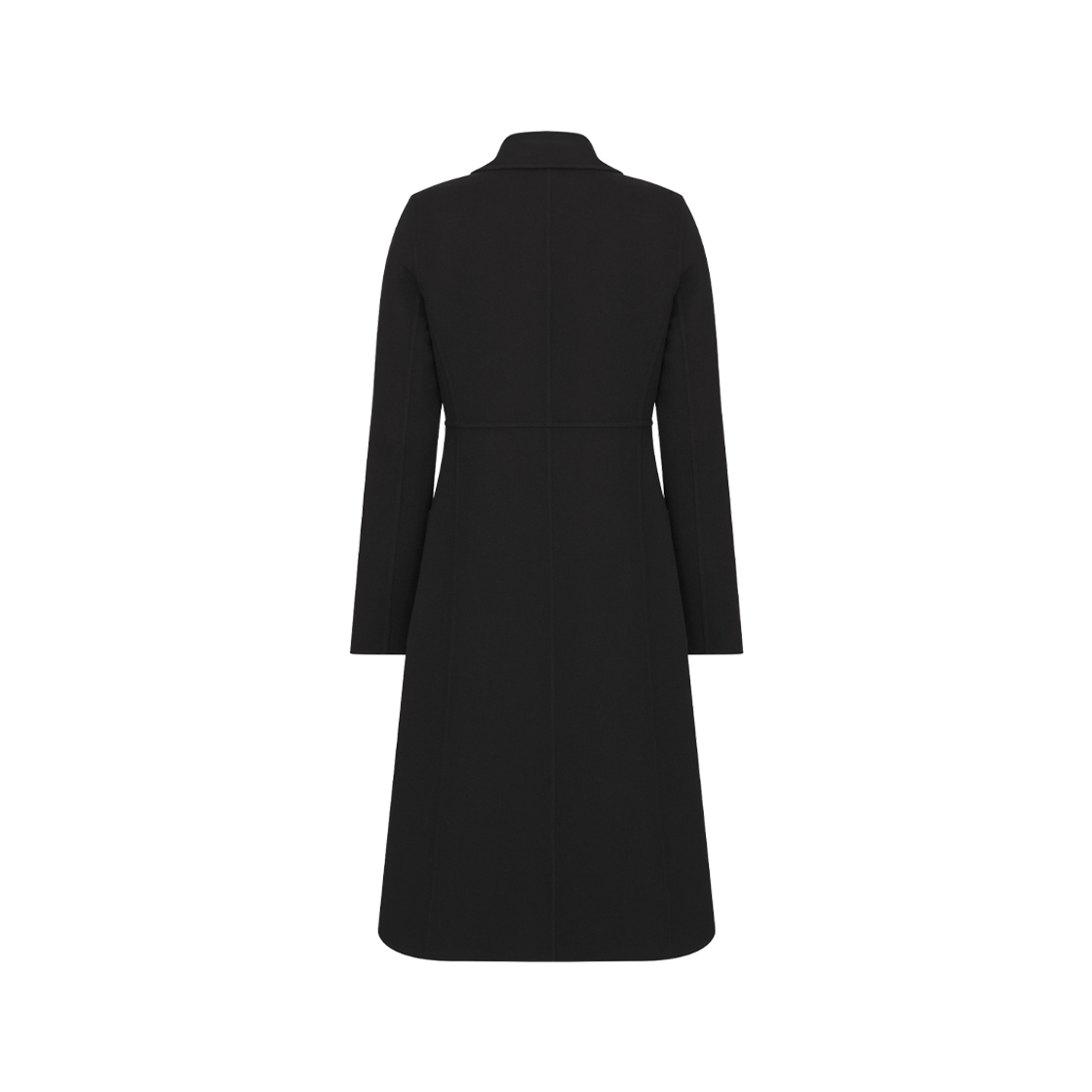 (W) Dior Coat Black Double Sided Virgin Wool Cashmere 상세 이미지 2