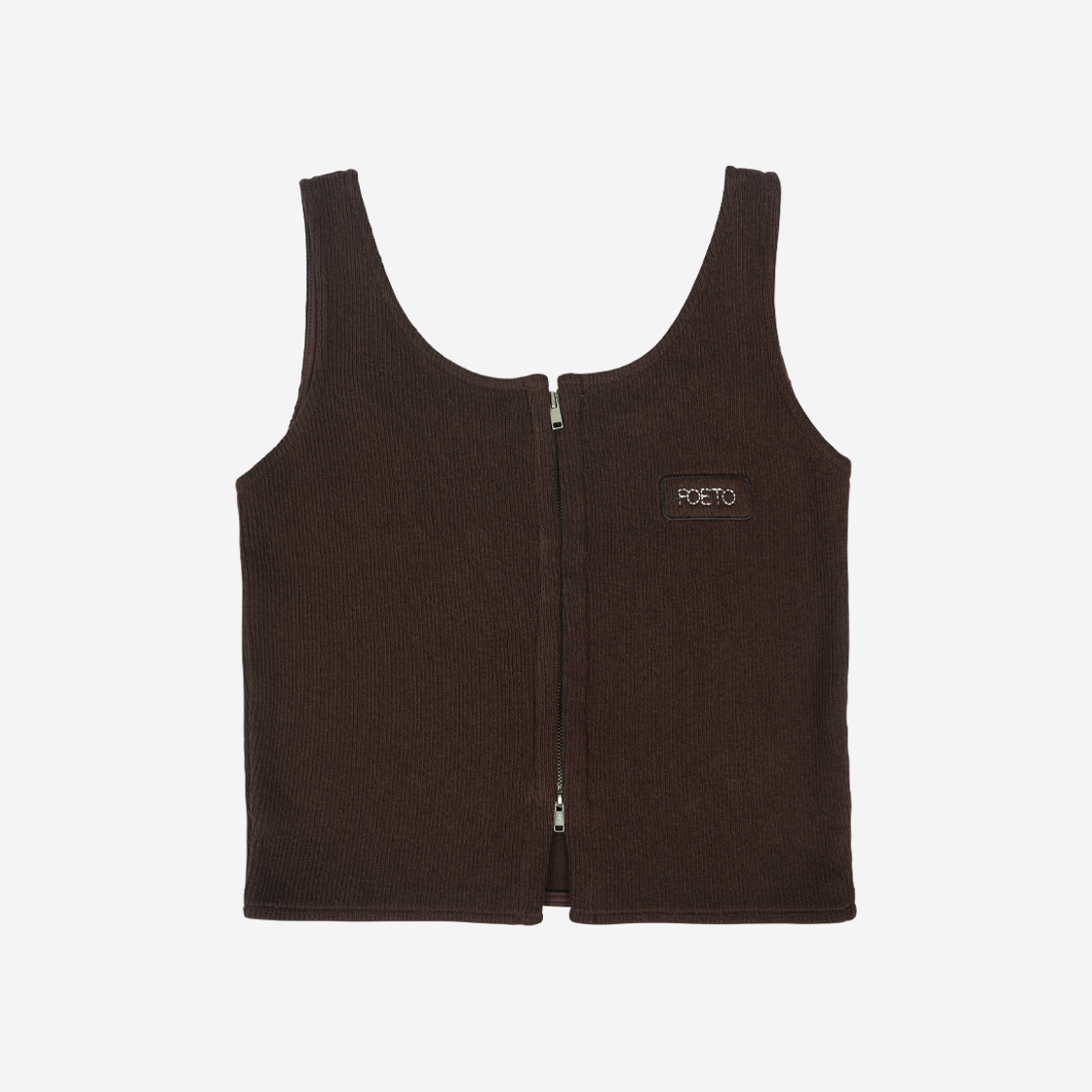 FOETO_130 FOETO Collect Twoway Zipup Brown