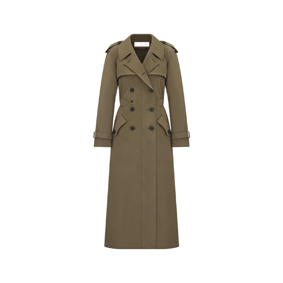 (W) Dior Trench Coat Khaki Gabardine 상세 이미지 1