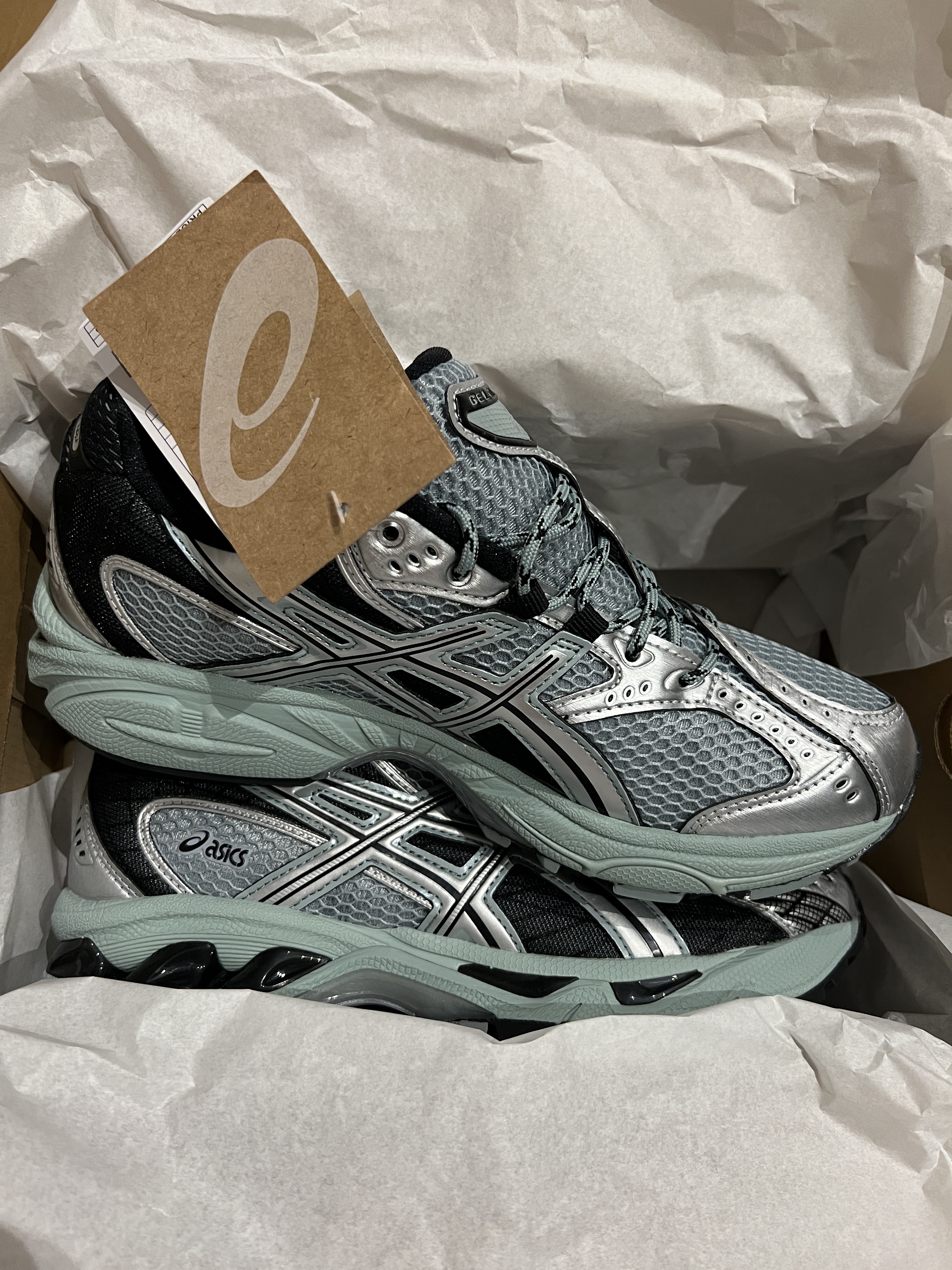 Asics Gel-Nimbus 10.1 Ocean Haze Pure Silver 착용 스타일 - 2