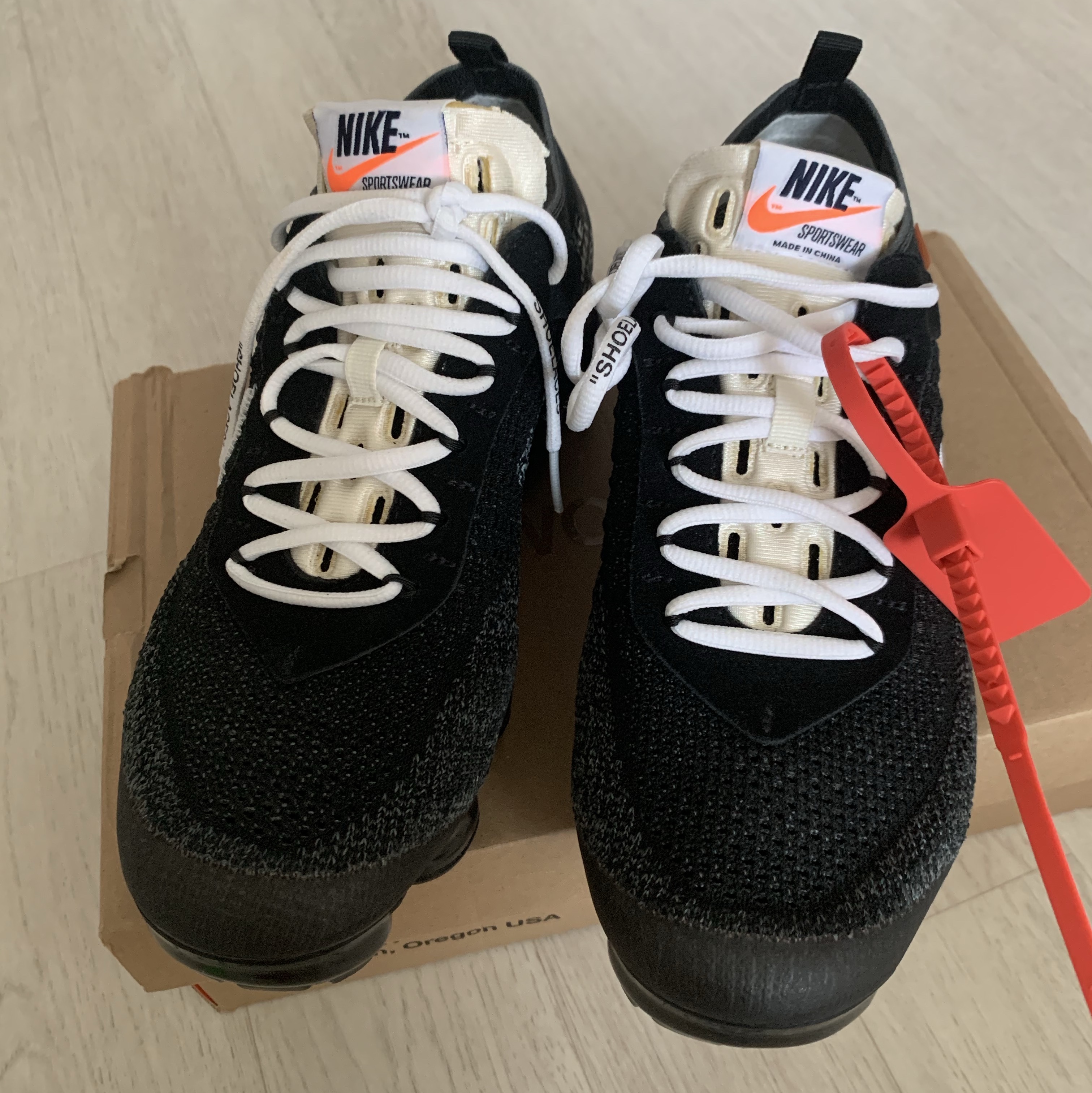 Nike x Off-White Air VaporMax OG Black The Ten 착용 스타일