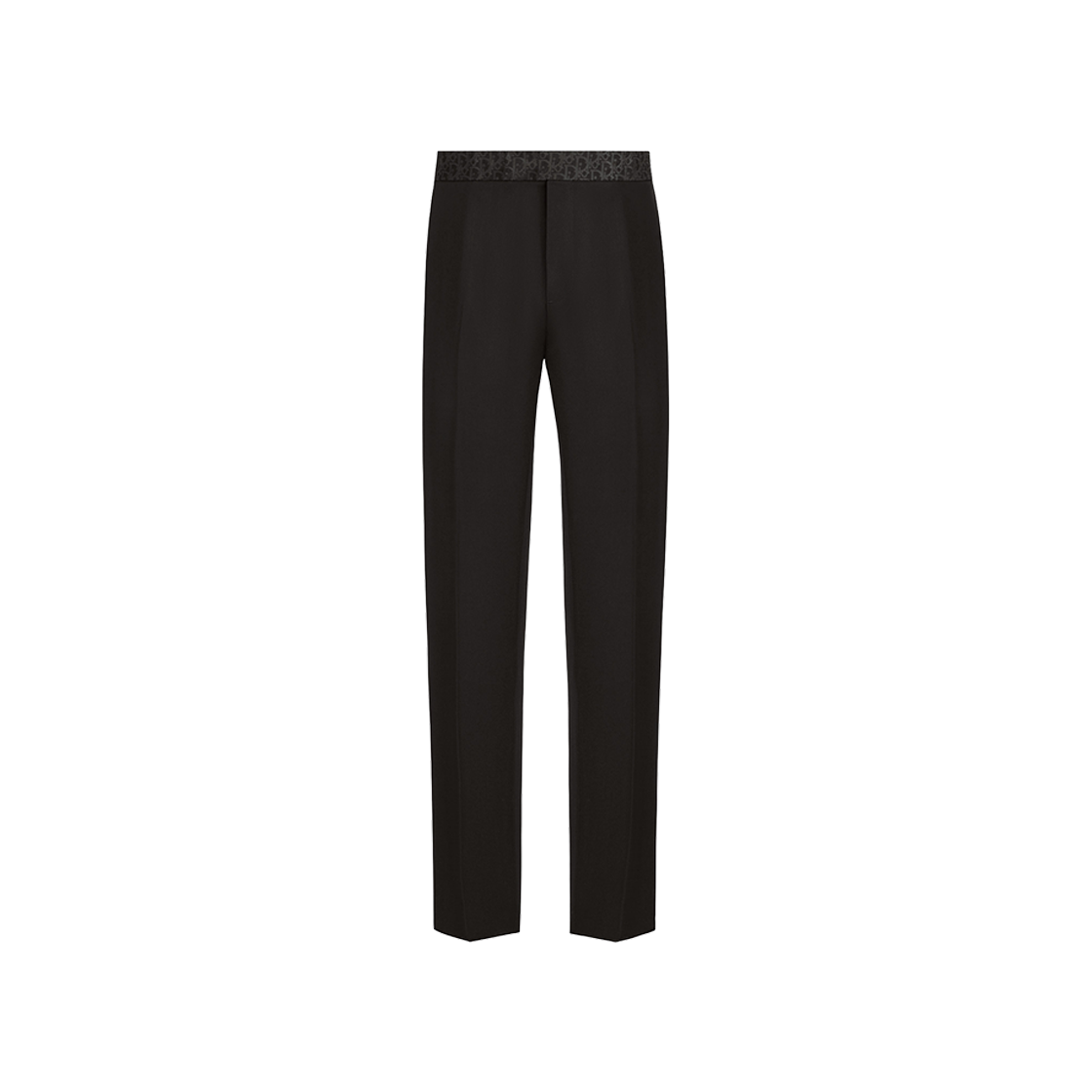 Dior Pants With Dior Oblique Belt Black Wool Twill 상세 이미지 1