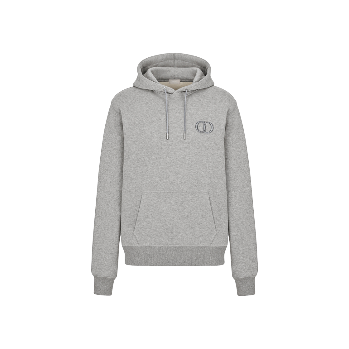 Dior CD Icon Hooded Sweatshirt Gray Fleece 상세 이미지 1