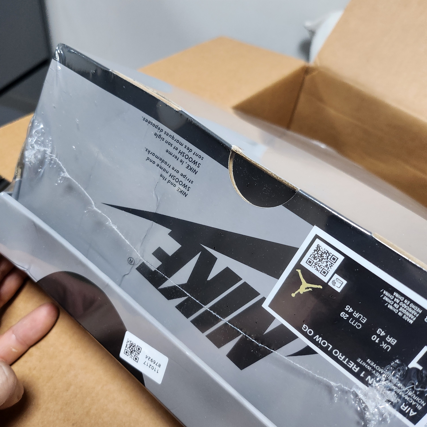 Jordan 1 Retro Low OG Shadow 착용 스타일 - 4