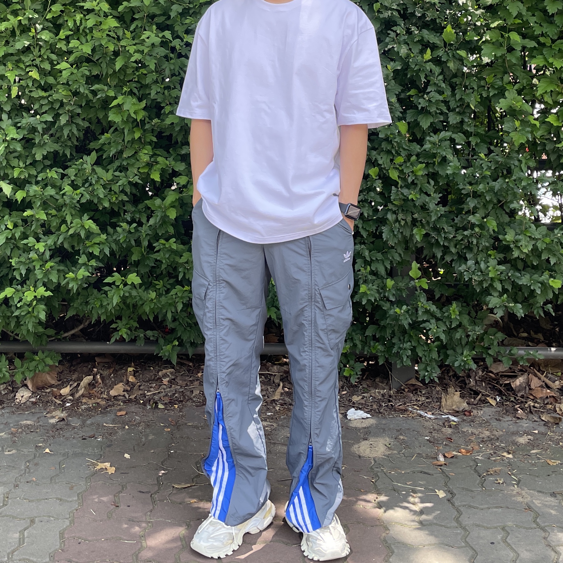 Adidas x Ordinary People Track Jacket Onix - KR Sizing, Adidas x Ordinary People Track Pants Onix - KR Sizing 착용 스타일