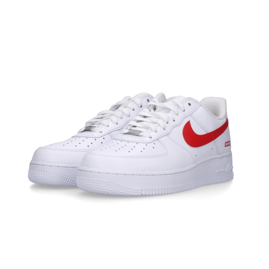 Nike x Supreme Air Force 1 Low White Speed Red - Shanghai Store Exclusive