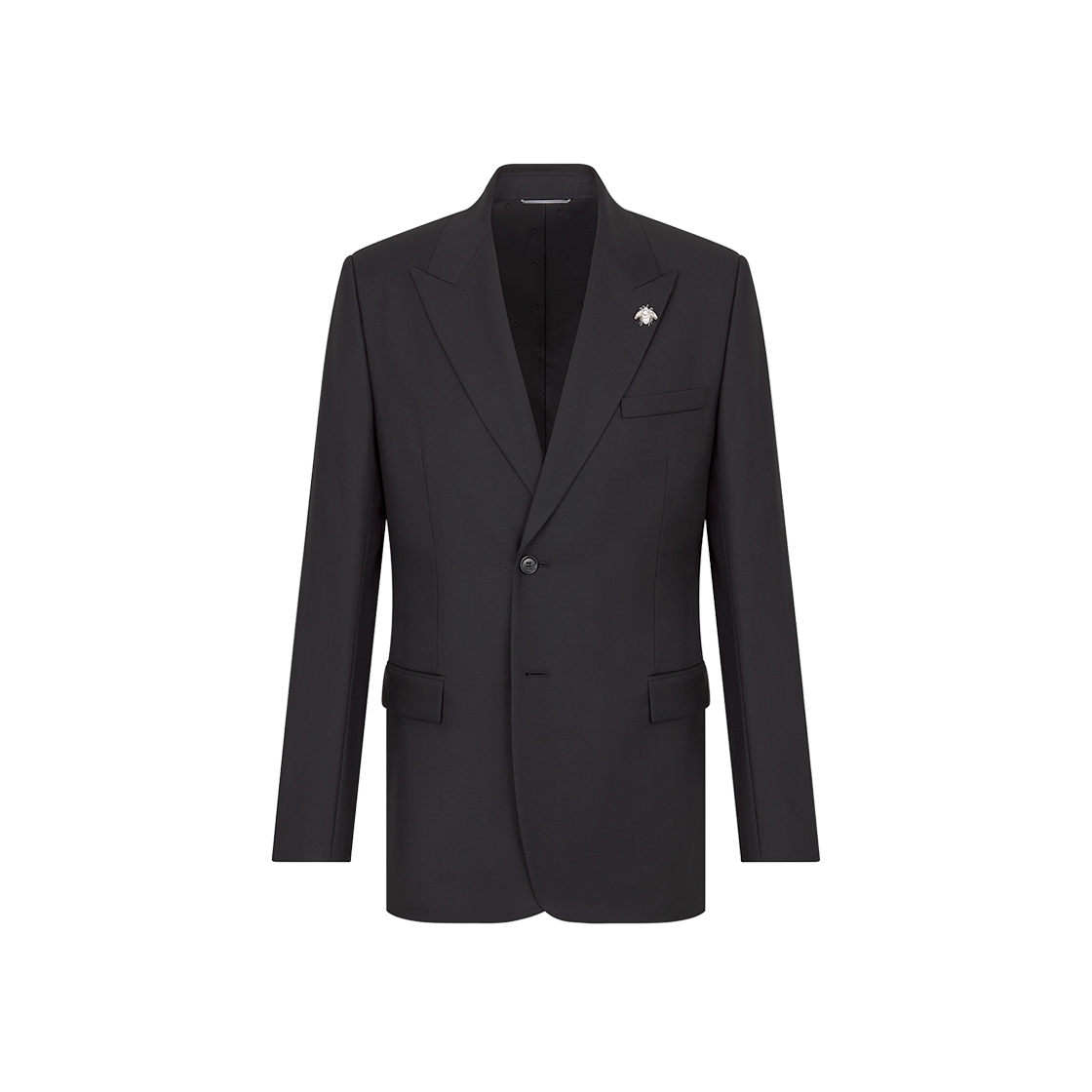 Dior Jacket With Bee Jewel Black Wool Twill 상세 이미지 1