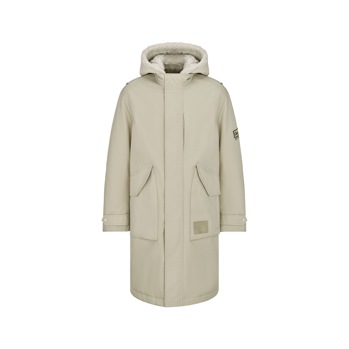 Dior Hooded Parka Beige Blended 상세 이미지 1