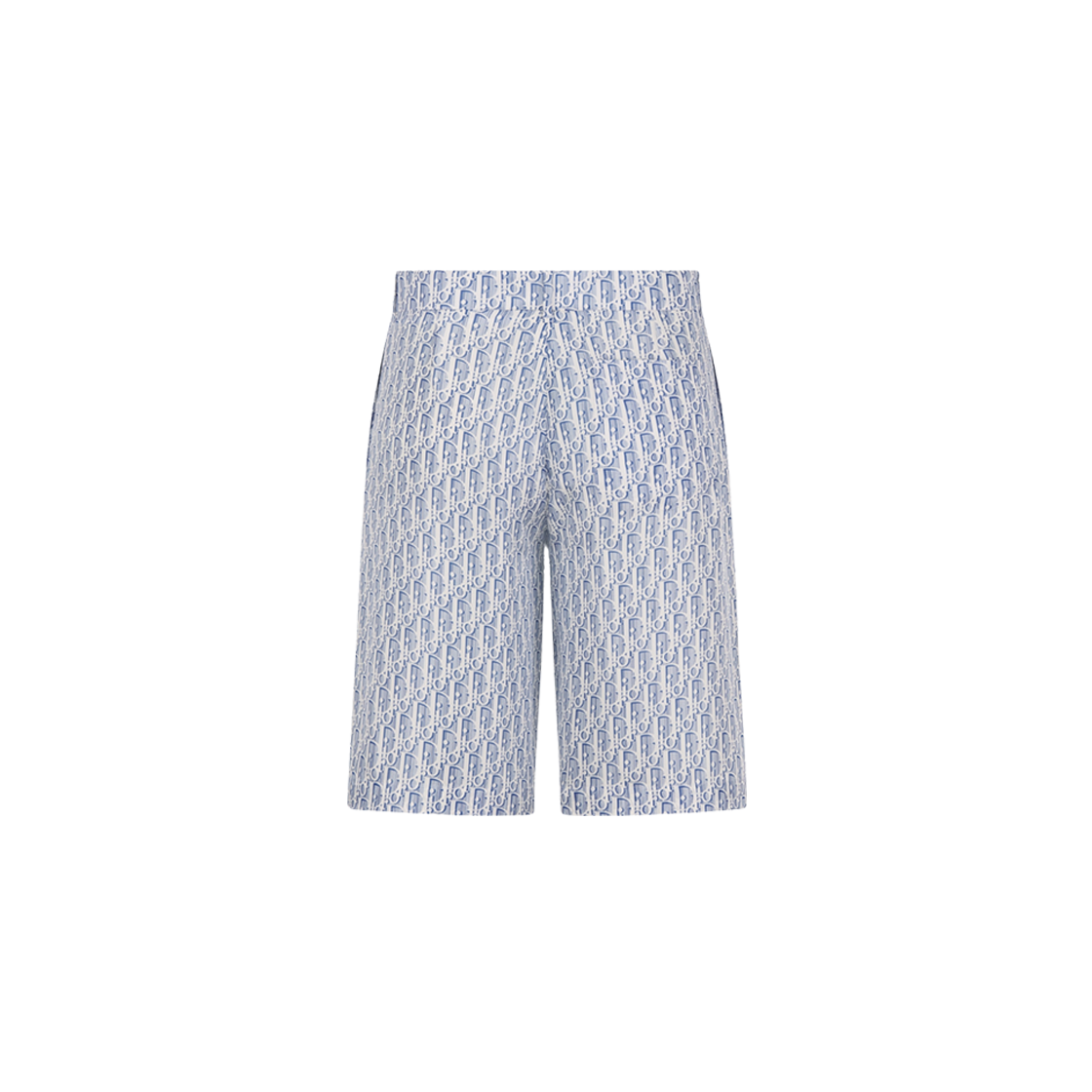 Dior Oblique Bermuda Shorts Blue Striped Silk Twill 상세 이미지 2