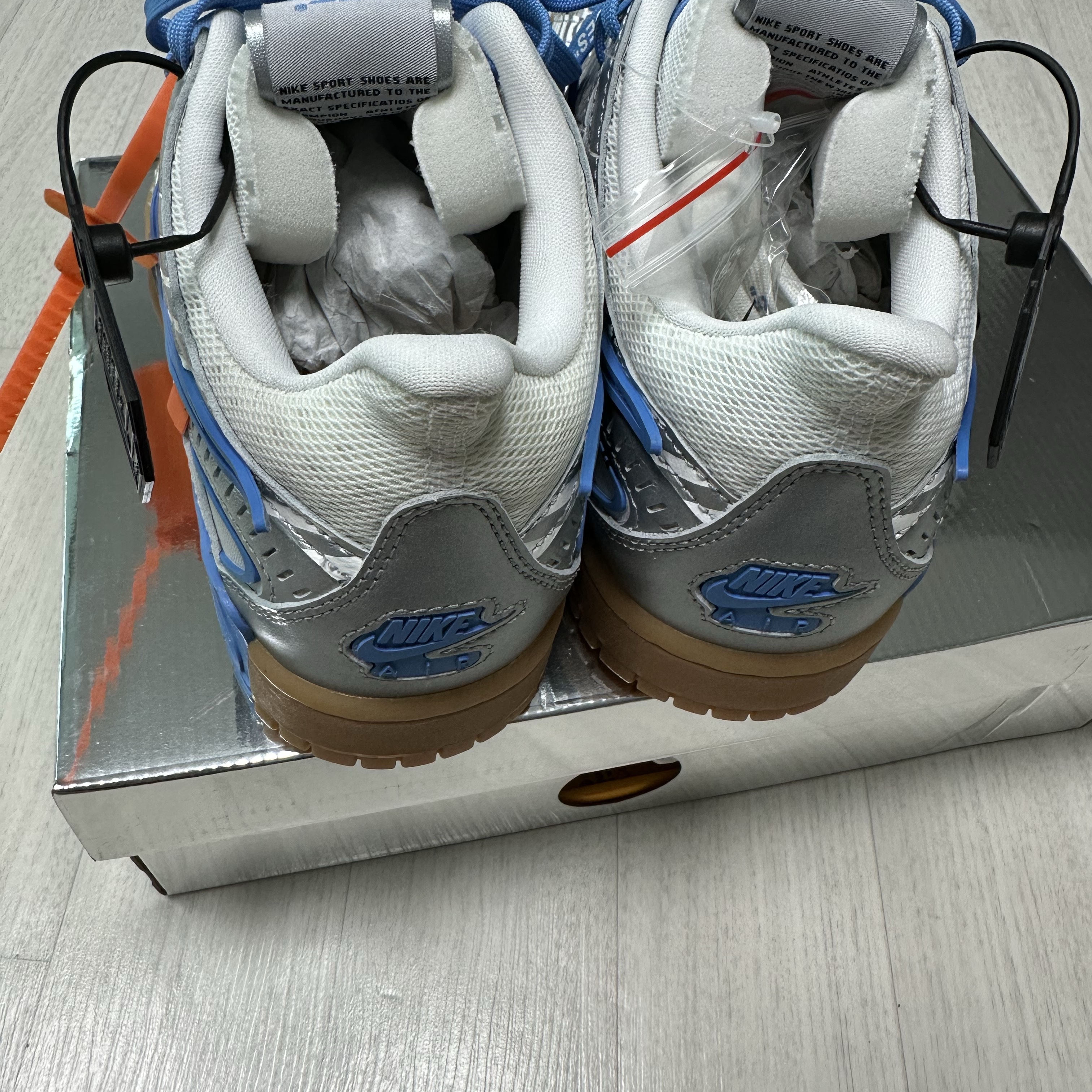 Nike x Off-White Air Rubber Dunk University Blue 착용 스타일 - 3