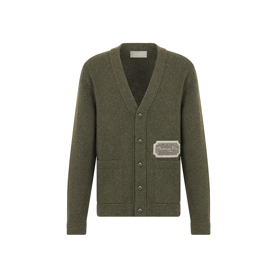 Dior Christian Dior Couture Cardigan Green Cashmere Jersey 상세 이미지 1