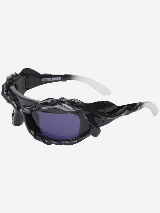 Ottolinger Twisted Sunglasses Blue White Fade - 24FW 착용 스타일 - 2
