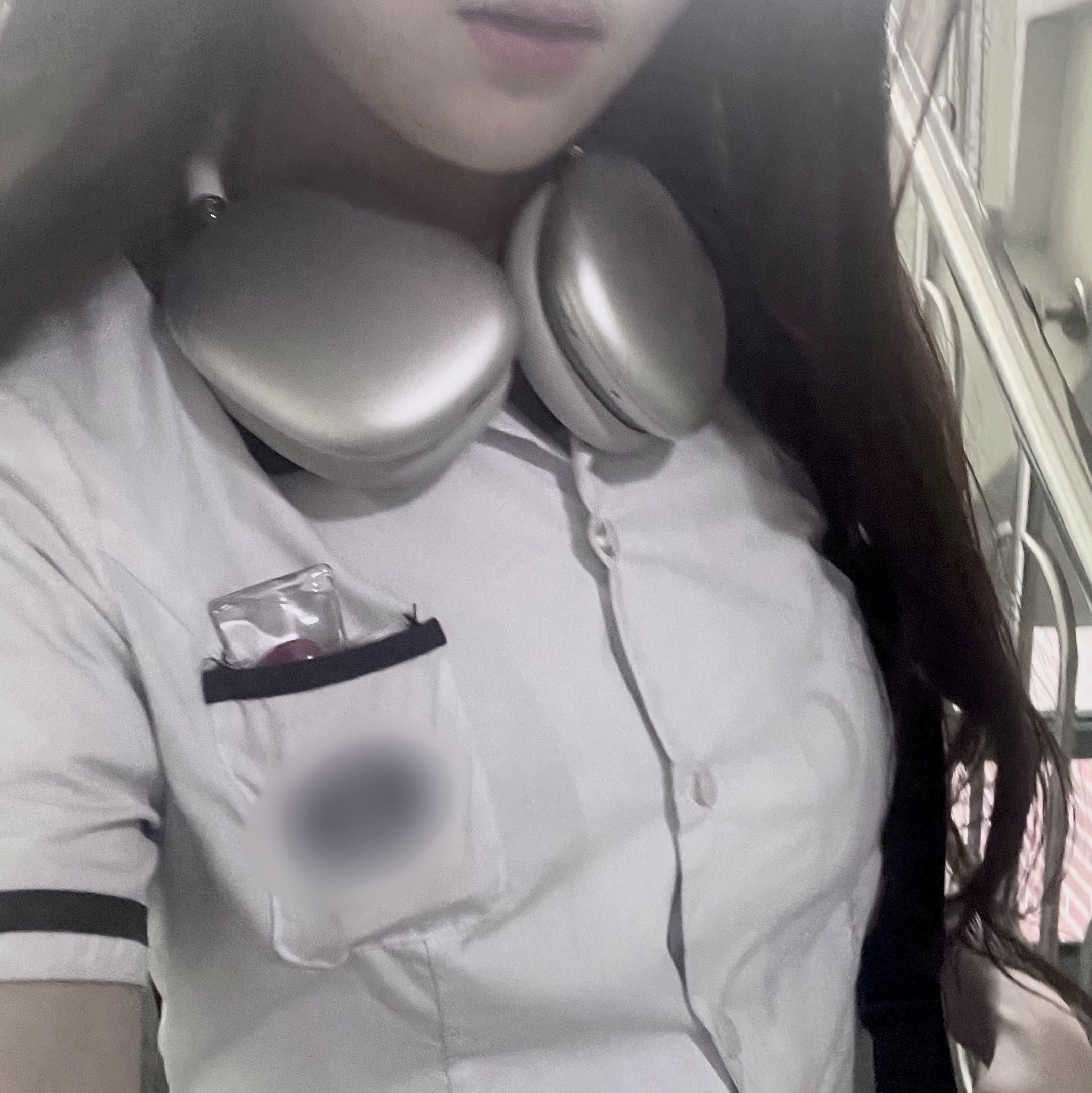Apple AirPods Max Lightning Silver (Korean Ver.) 착용 스타일 - 3