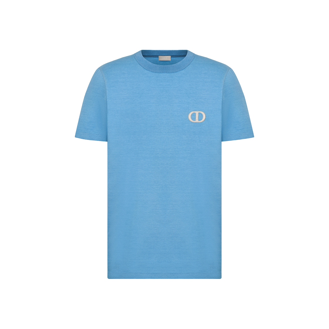 Dior CD Icon Regular-Fit T-Shirt Blue Organic Jersey 상세 이미지 1