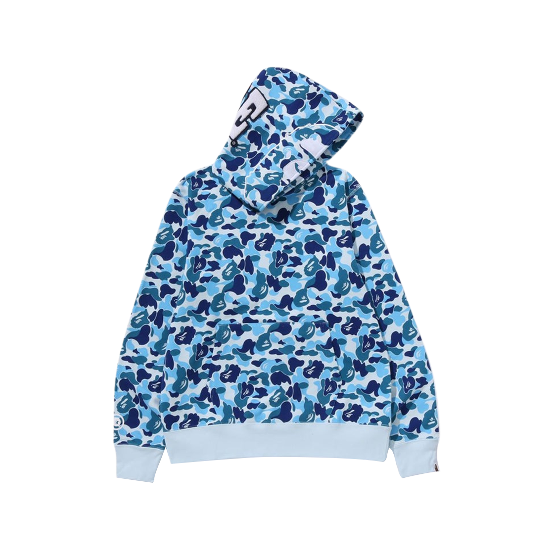 베이프 ABC 카모 세컨드 에이프 풀오버 후드 블루 | BAPE | KREAM BAPE ABC Camo 2nd Ape Pullover Hoodie Blue