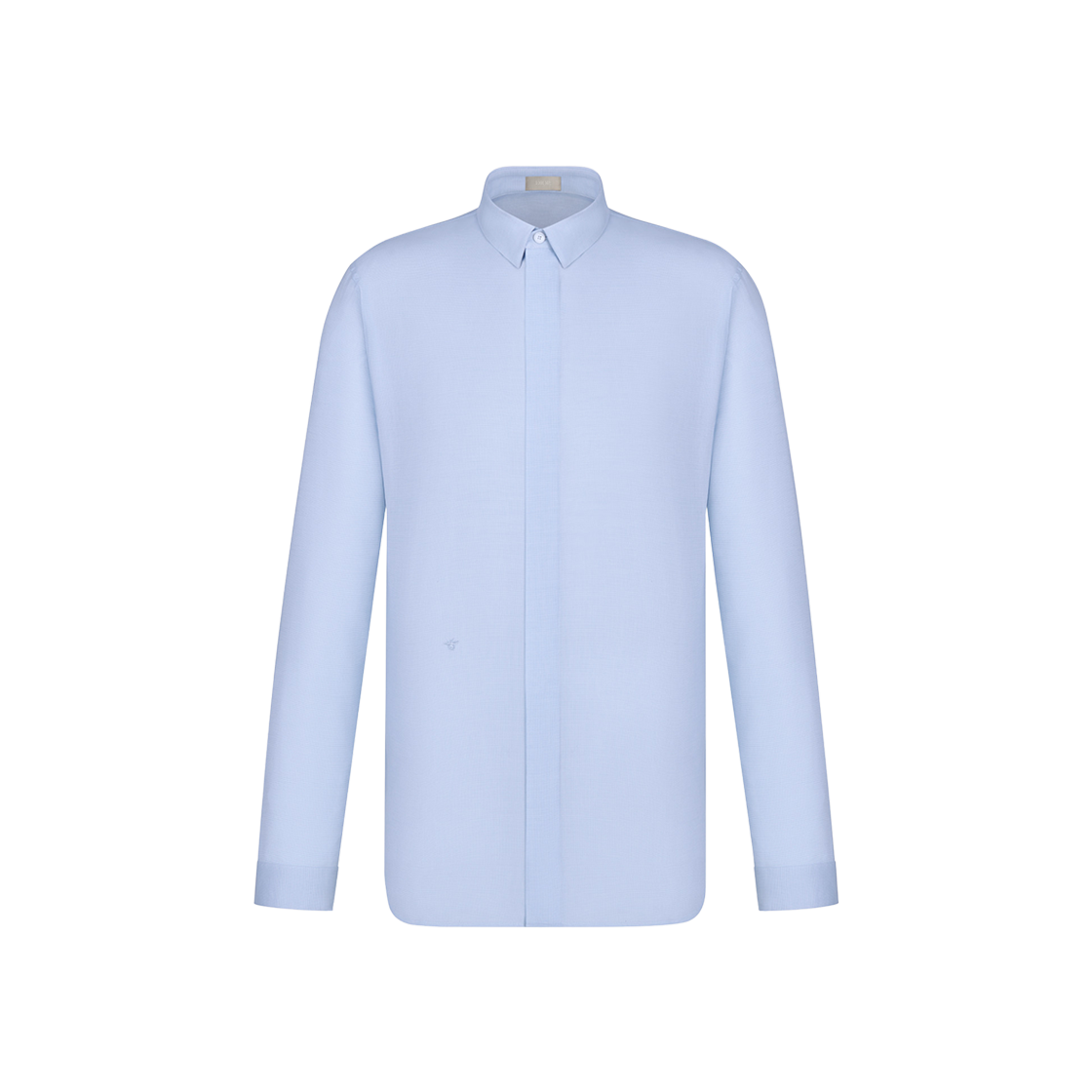 Dior Shirt Blue Poplin 상세 이미지 1