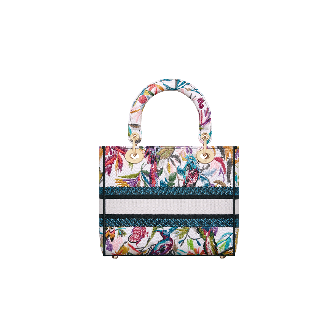 Dior Medium Lady D-Lite Bag White Multicolor Fantastica 상세 이미지 2