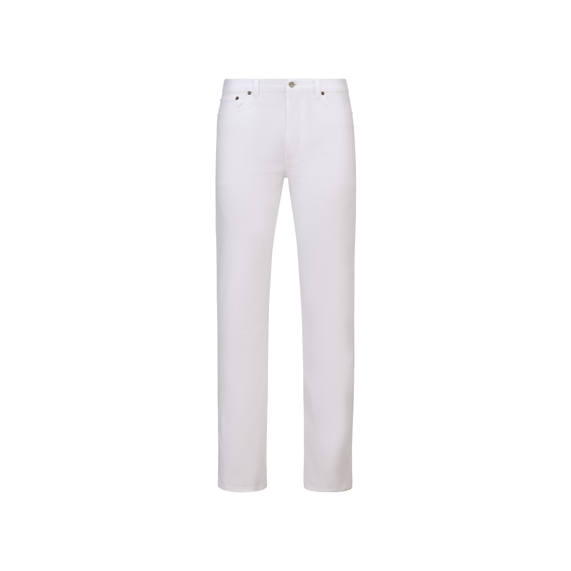 Dior Long Slim-Fit Jeans White Denim 상세 이미지 1