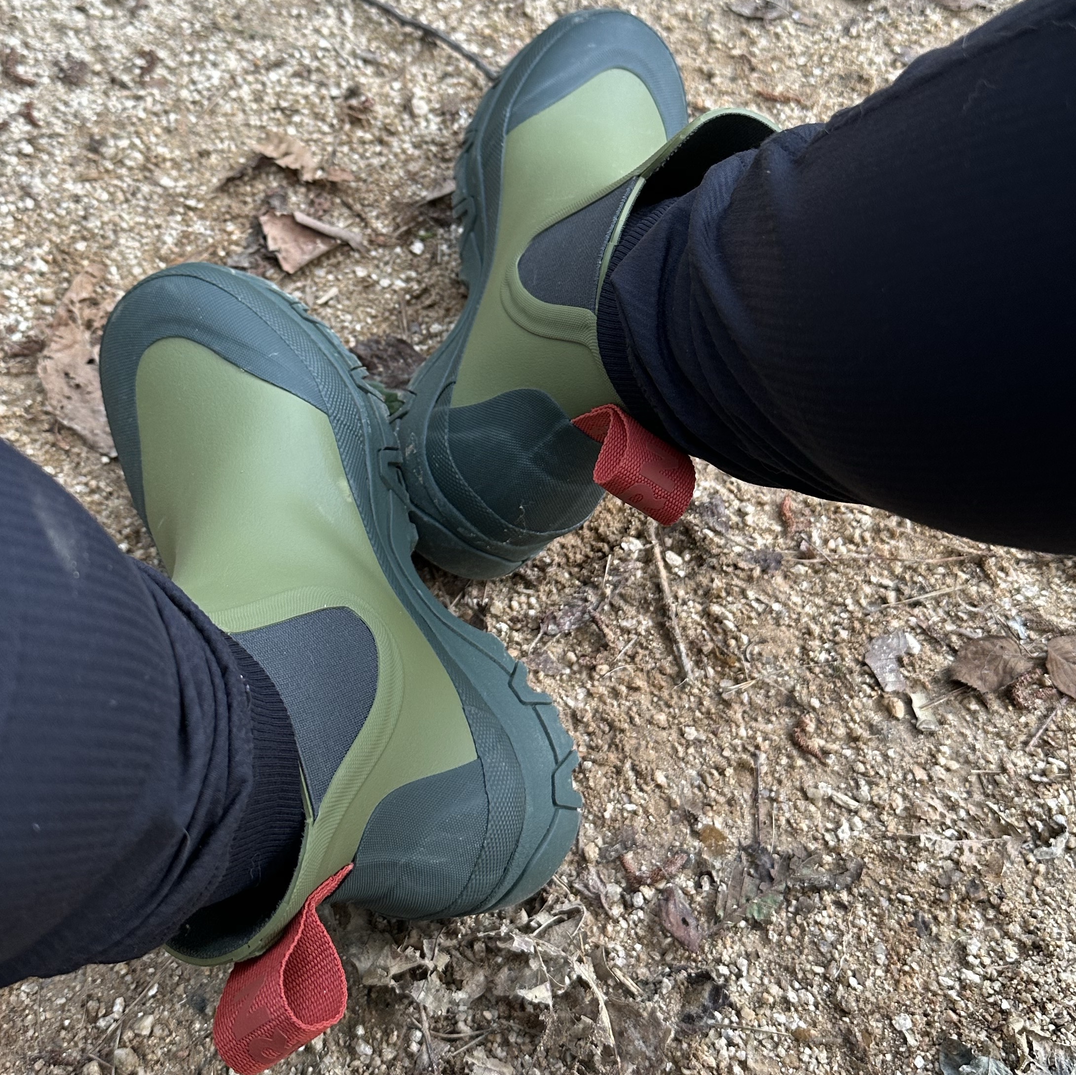 Tretorn Garpa Rubber Boots Field Green 착용 스타일 - 2