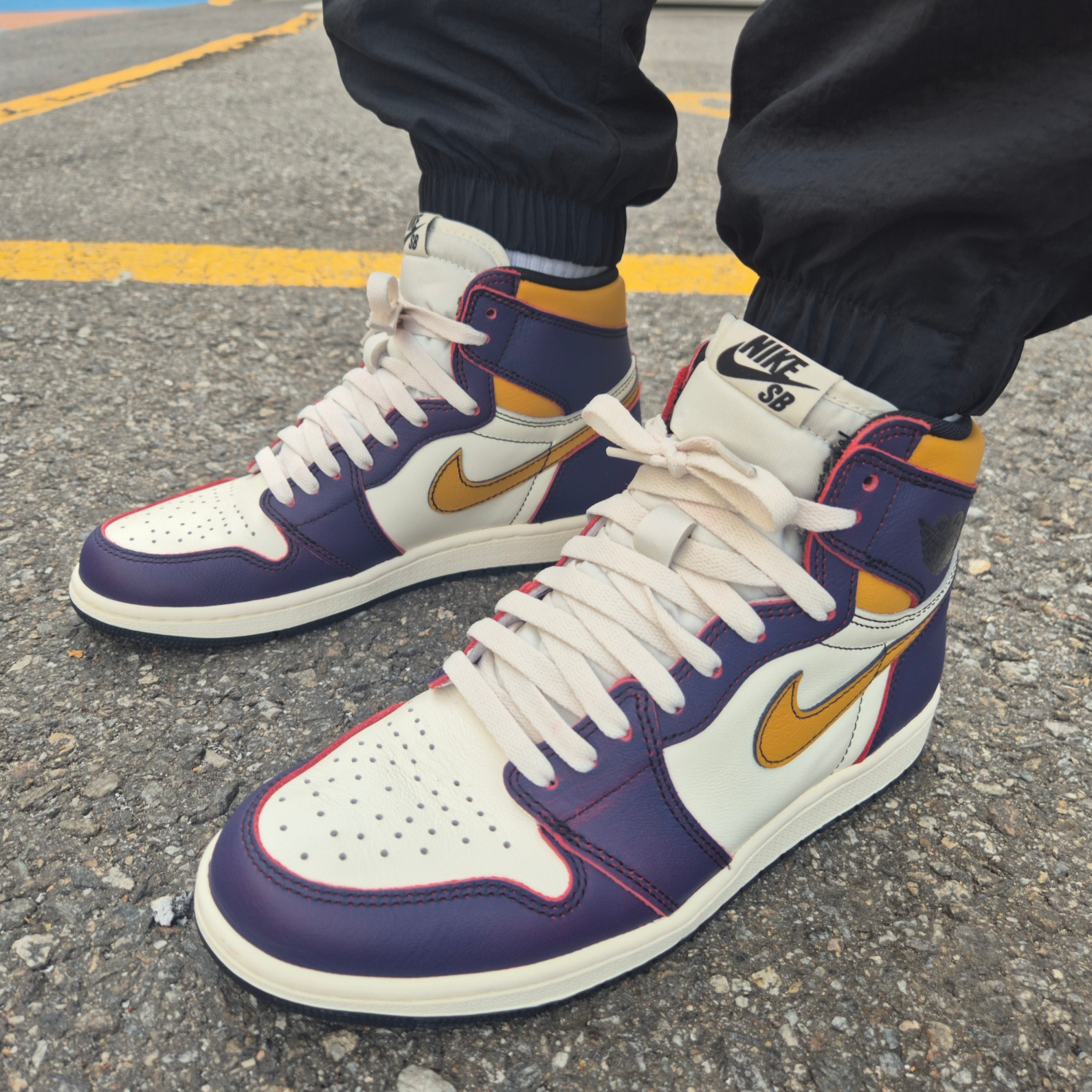 Jordan 1 Retro High Game Royal, Jordan 1 Retro High OG Defiant SB NYC to Paris 착용 스타일 - 7
