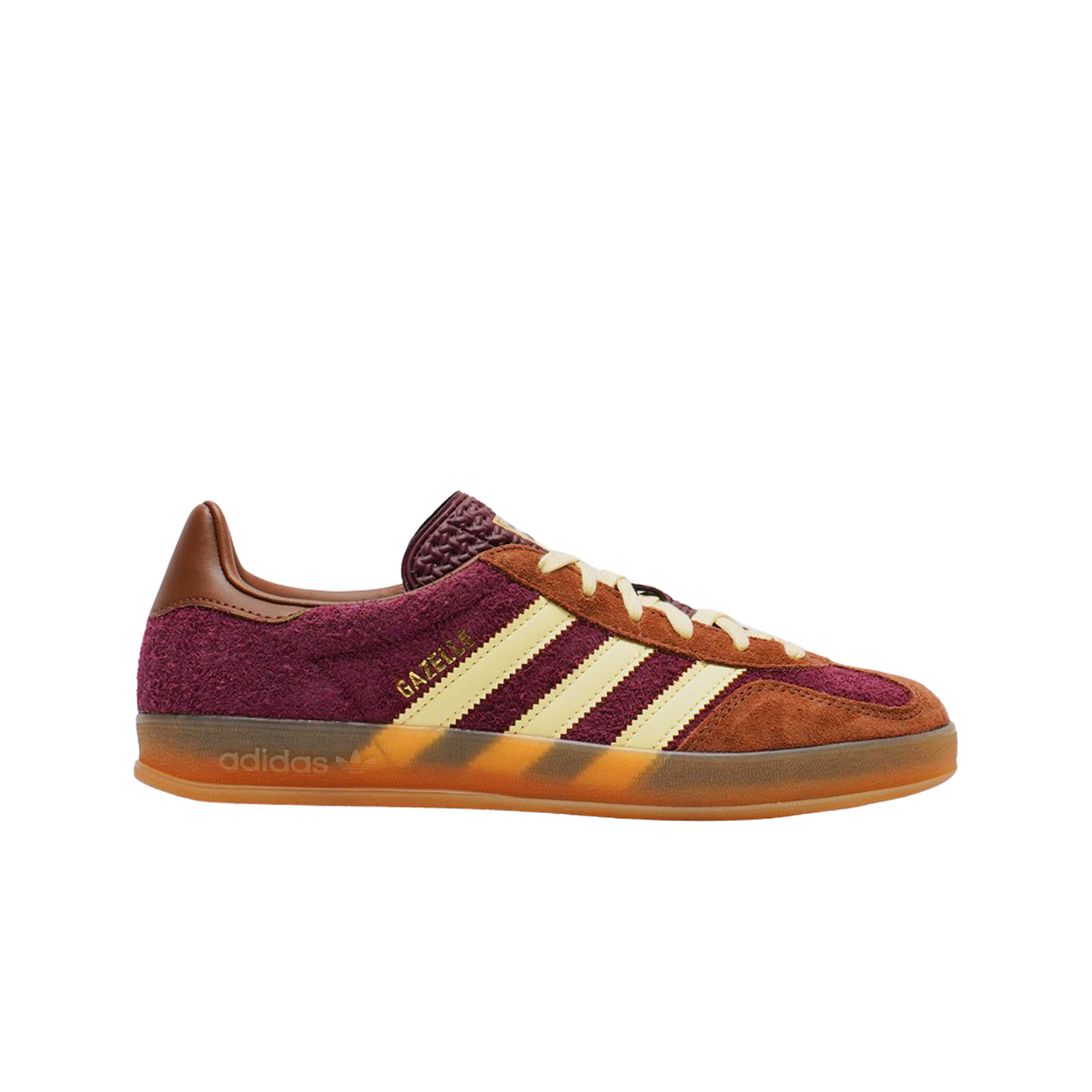 아디다스 가젤 인도어 마룬 올모스트 옐로우(Adidas Gazelle Indoor Maroon Almost Yellow)