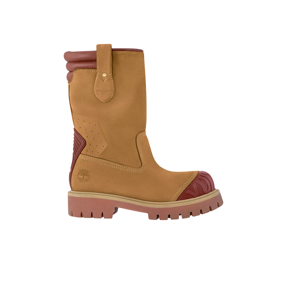 Louis Vuitton x Timberland Mid Boot Beige 상세 이미지 1