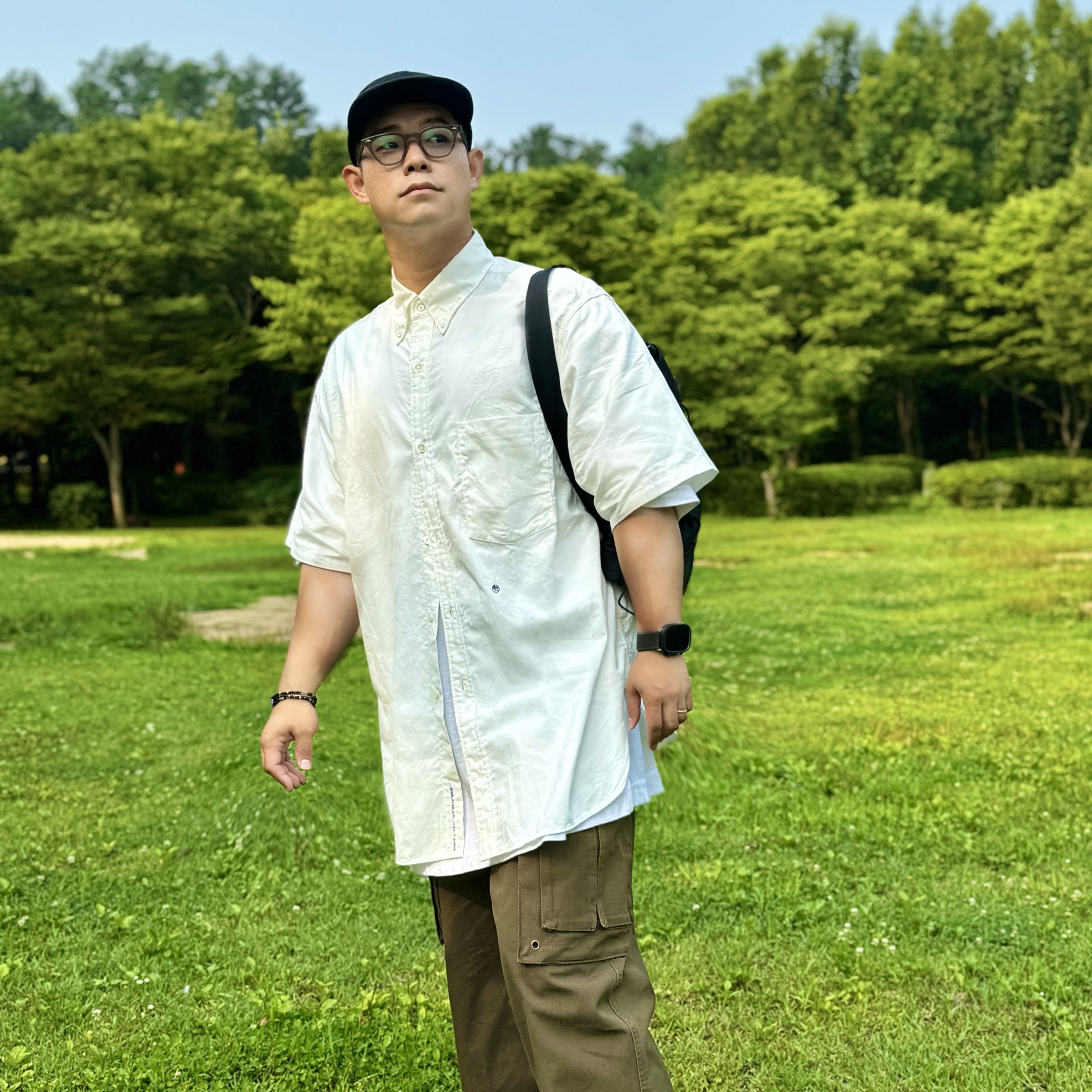 Supreme Washed Chino Twill Camp Cap Black - 24SS, The Guys X Lacitpo USGI 1. FIELD 착용 스타일 - 4
