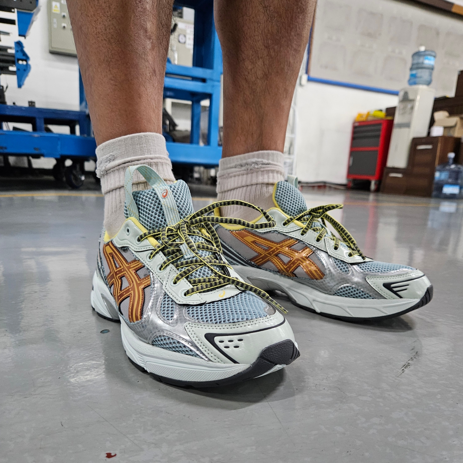 Asics UB4-S Gel-1130 Smoke Blue 착용 스타일