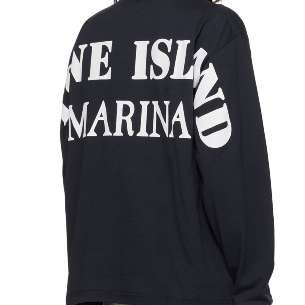 Stone Island 224X3 Stone Island Marina Long-Sleeve Crewneck T-Shirt Blue - 23FW 착용 스타일