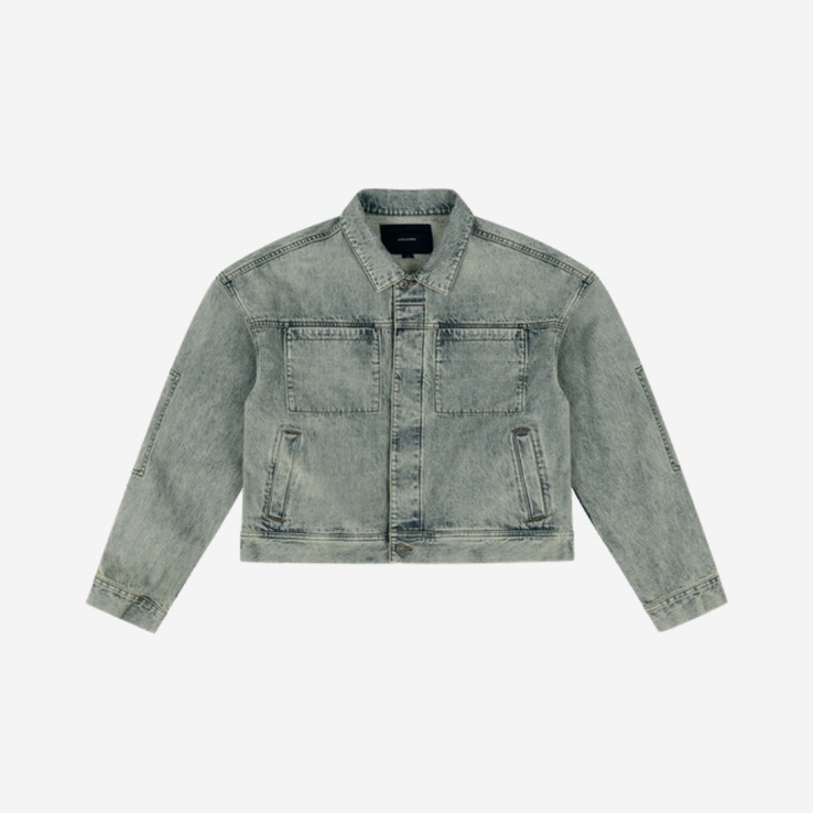 Entire Studios Gem Denim Jacket Surface Wave - 24FW, Entire Studios Gem Jeans Surface Wave - 24FW 착용 스타일 - 3