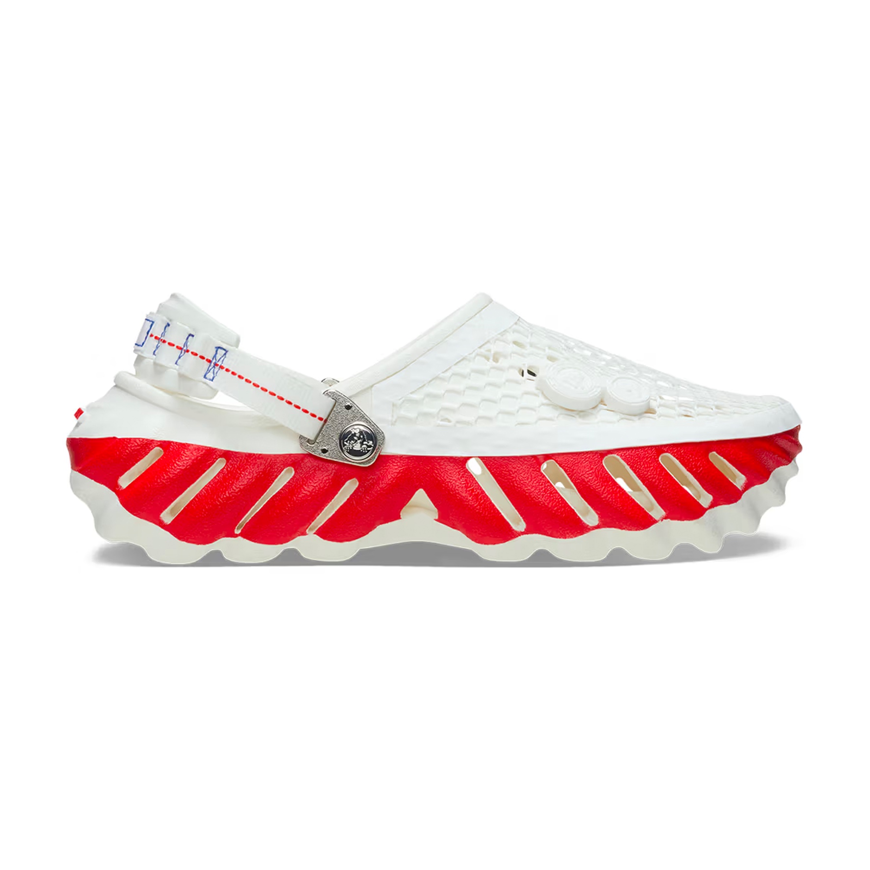Crocs x Kanghyuk Echo Clog White Red 착용 스타일 - 2